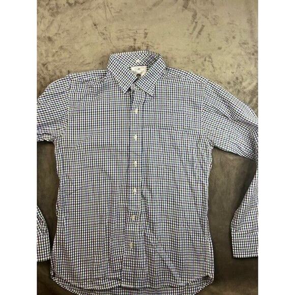 J WINGFIELD MENS SPORT‎ SHIRT, SIZE Medium button down plaid - Picture 1 of 5